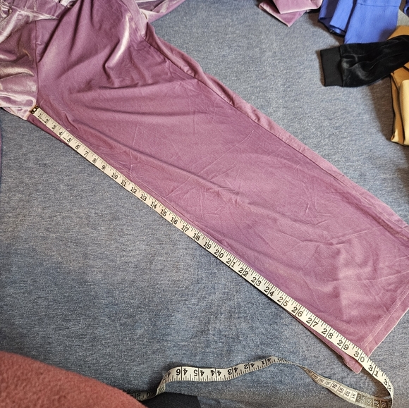 Fabletics Lavender Velvet Jumpsuit Size XL - Picture 15 of 15